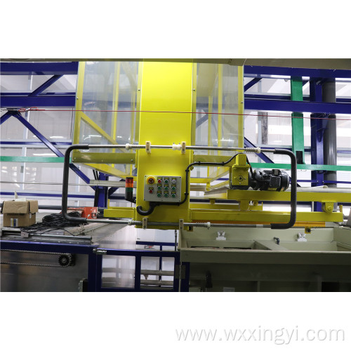 Hoist button and motor of plating line